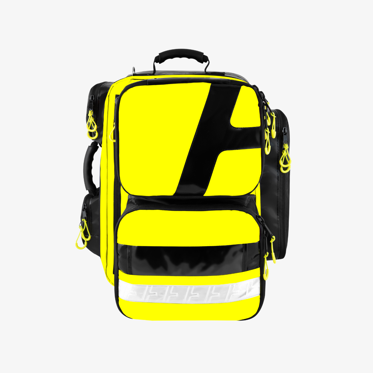 AEROcase® Sac à dos d’urgence Jaune Fluo - MEDpacks B1XLC